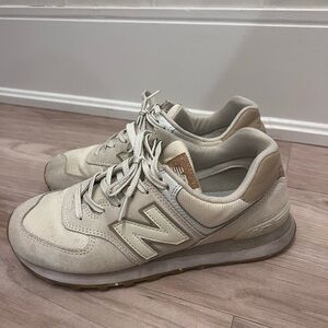 New Balance 574 Beige Sneakers